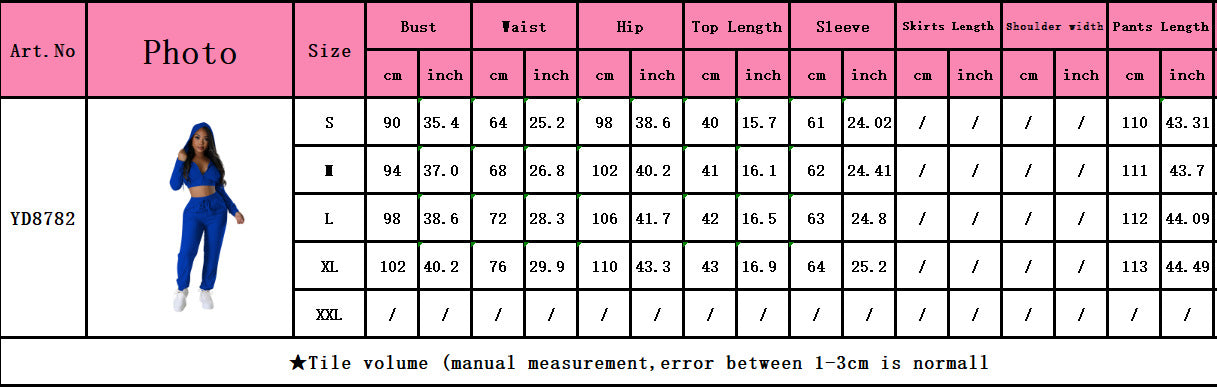 Women's Clothing Fashionable Solid Jacquard Zipper Hoodie Sweatpants Two-Piece Set 12