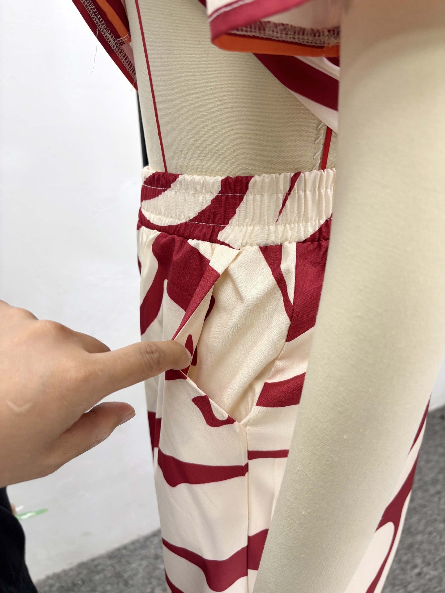 Fashion Women's Turndown Collar Printed Shirt & High-Waisted Wide-Leg Pants African Chic Elegant Two-Piece Set For Summer 9