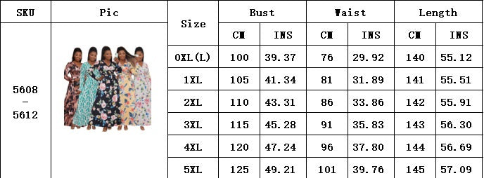 Spring And Summer Plus Size Floral Printed Long Sleeve Wrap Women's Maxi Dress 12