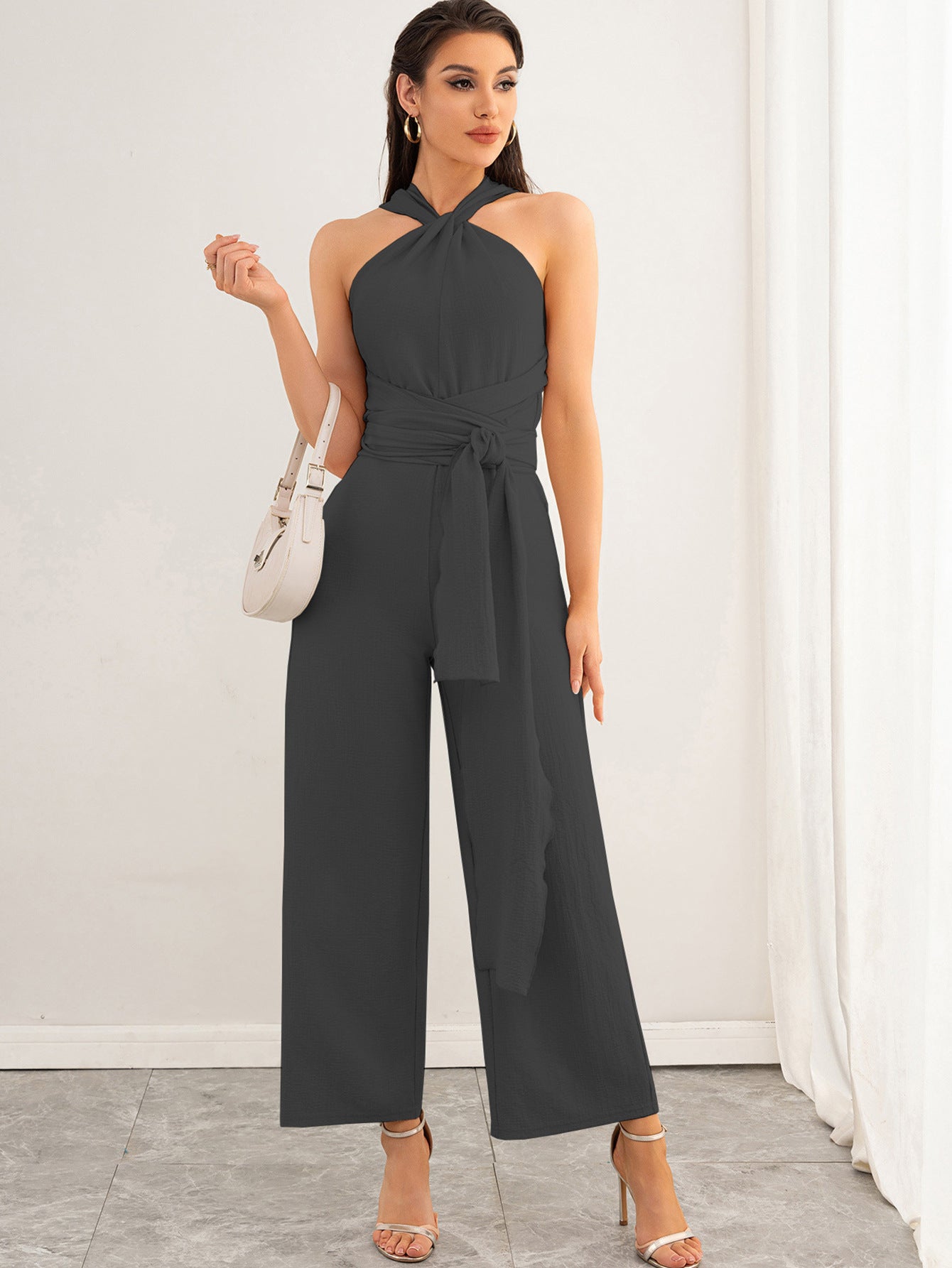 Women Sexy Backless Jumpsuit 3
