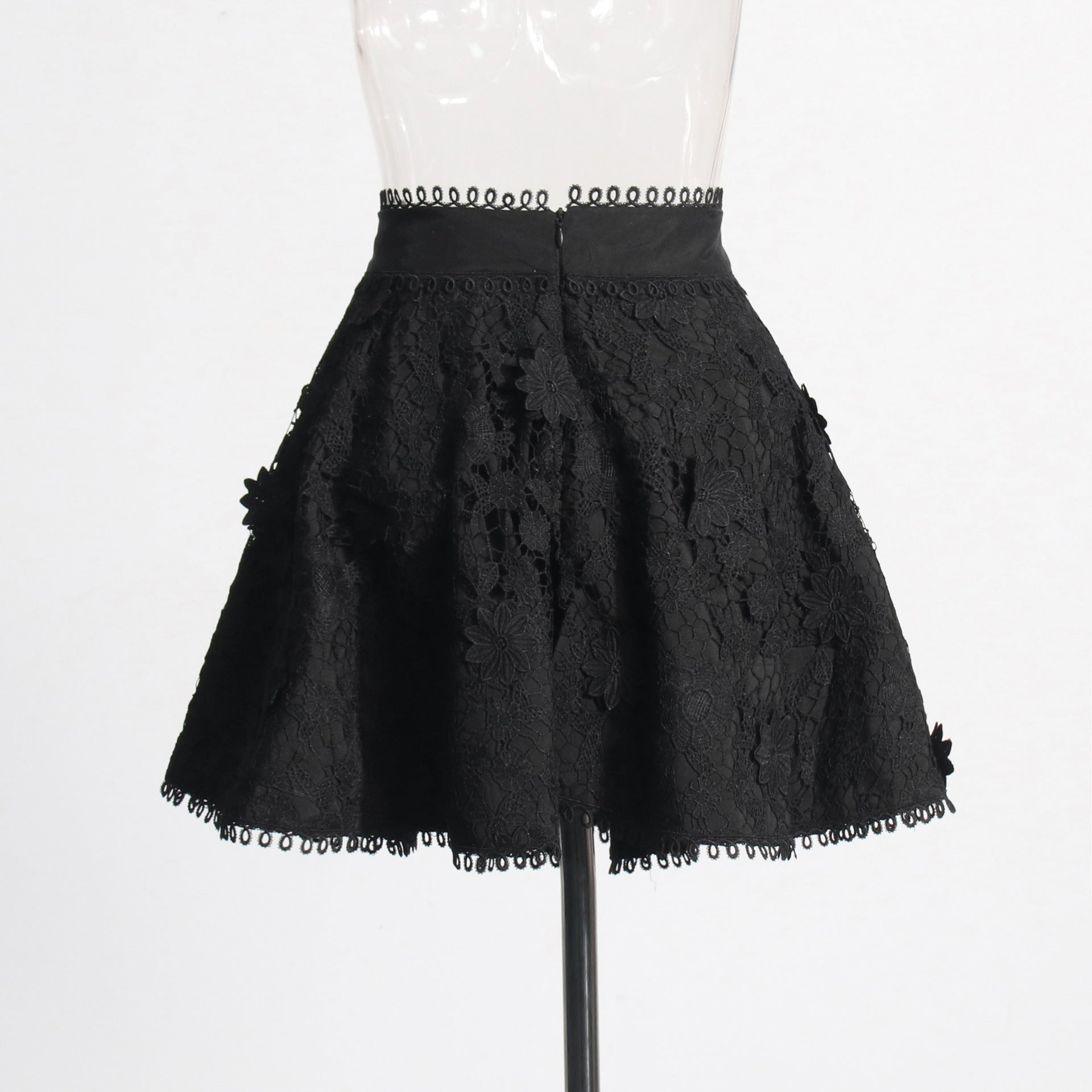 Elegant spring single-breasted shirt ruffled short skirt two-piece suit 11