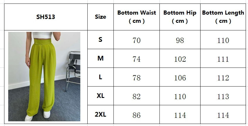 Women Casual Linen Straight-Leg Pants 9