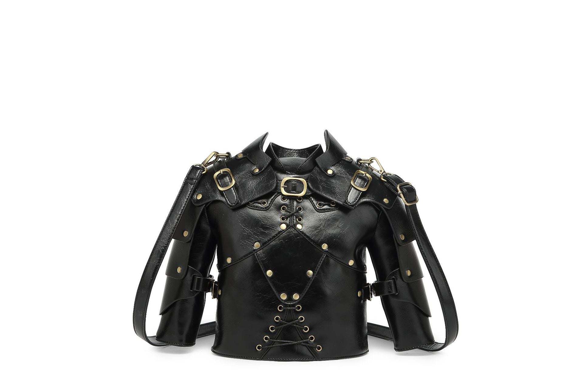 Women retro shoulder helmet armor handbag S crossbody bag 10