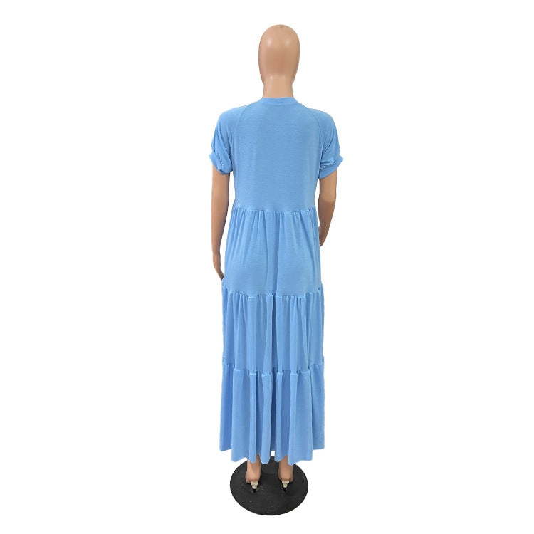 Autumn Women clothes Lace Skirt Loose Slim Fit French Lazy Casual Knitting Dress 23