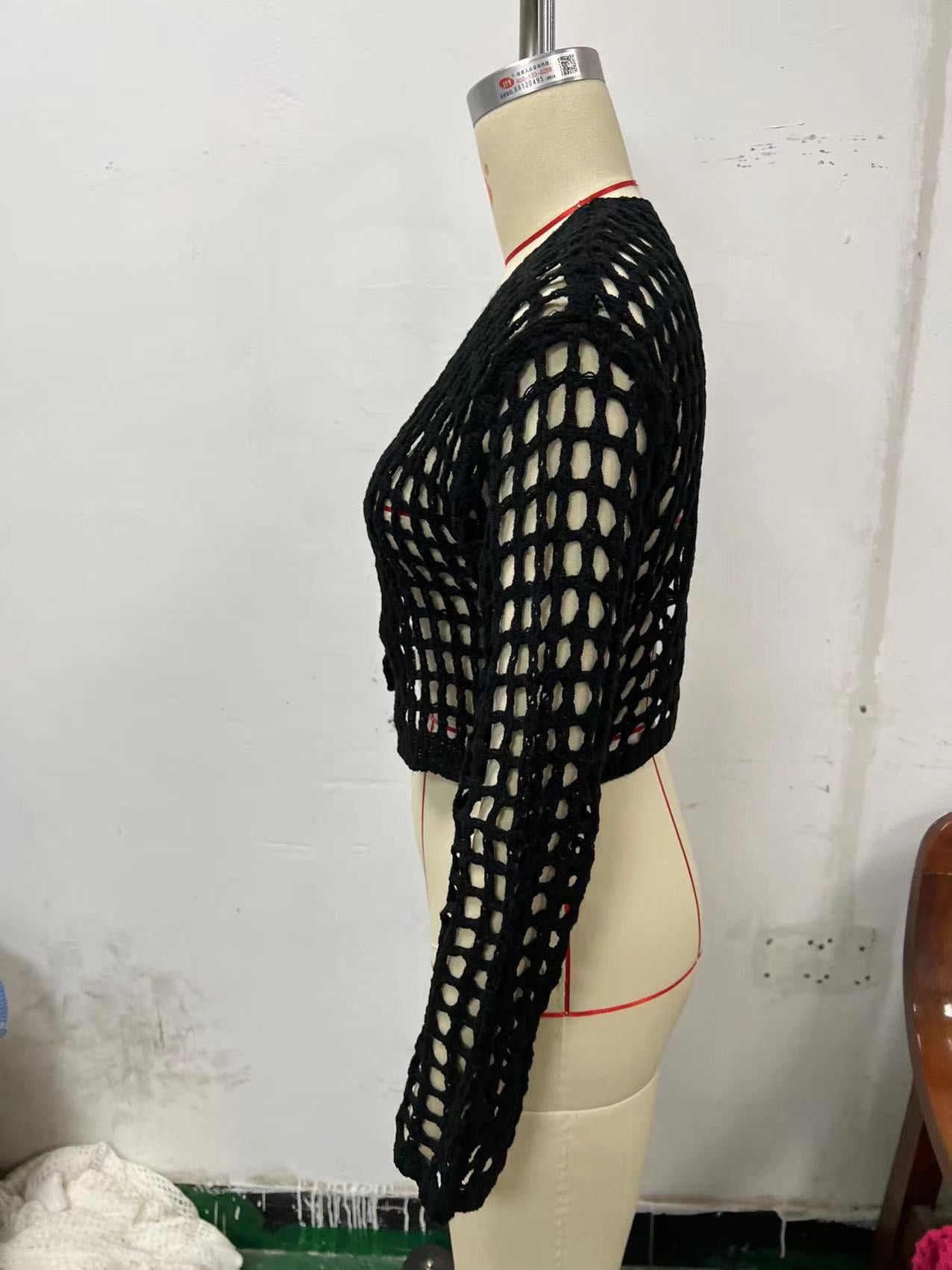 Hollow Fashion Sexy Knitting Women Cardigan 19