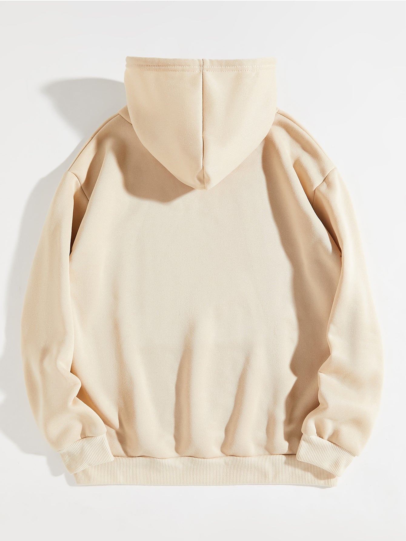 Plain Letter Graphic Oversized Plain Hoodies 7