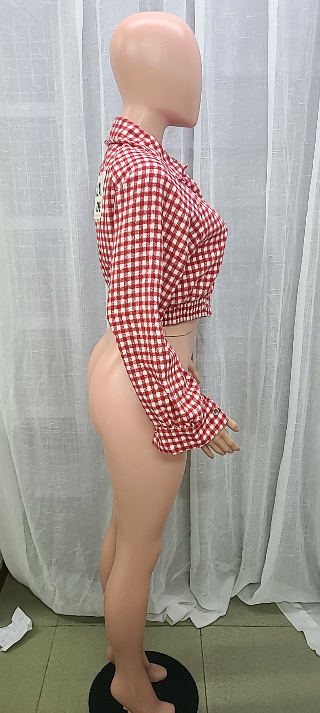 Women Casual Check Print Jacket 8