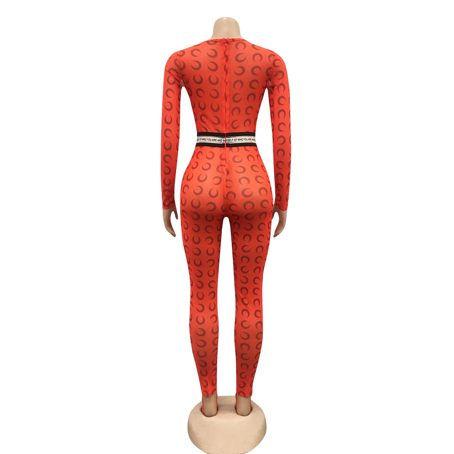 Fashionable And Sexy See-Through Mesh Nightclub Jumpsuit 34