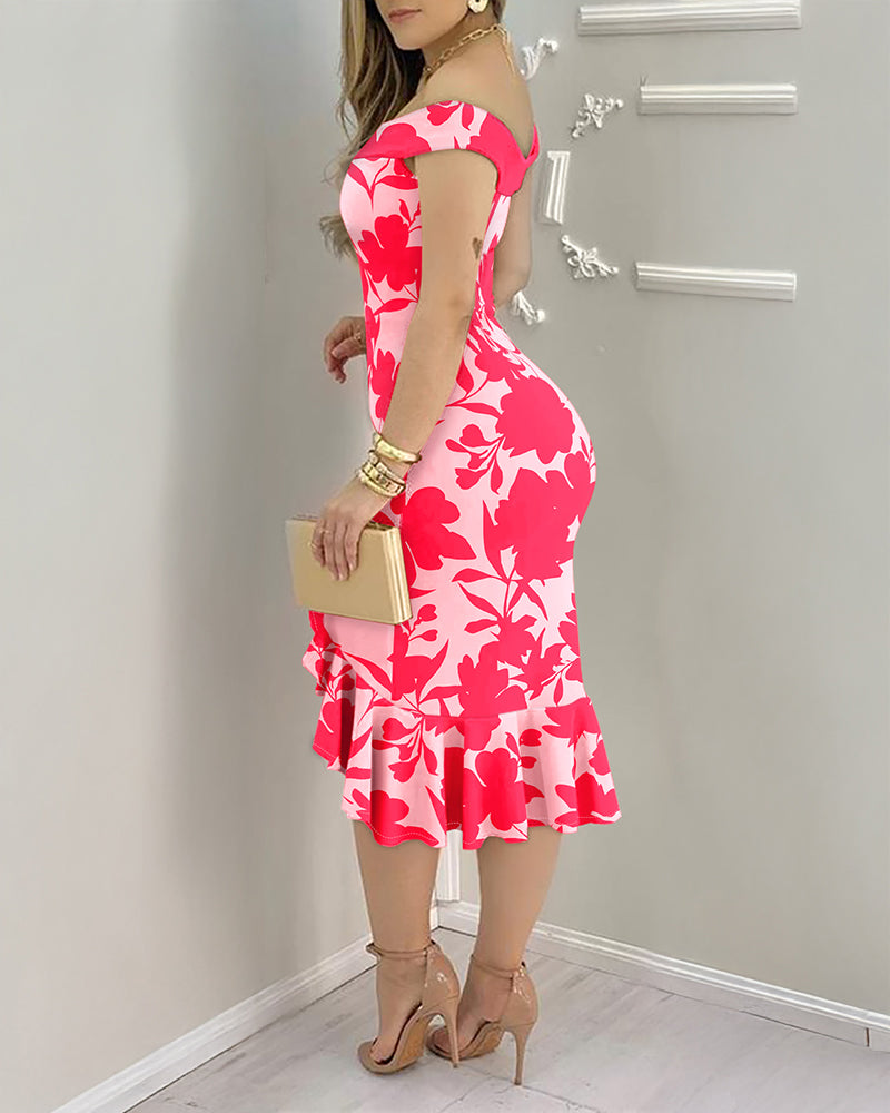 Women Off Shoulder Beaded Dress 10