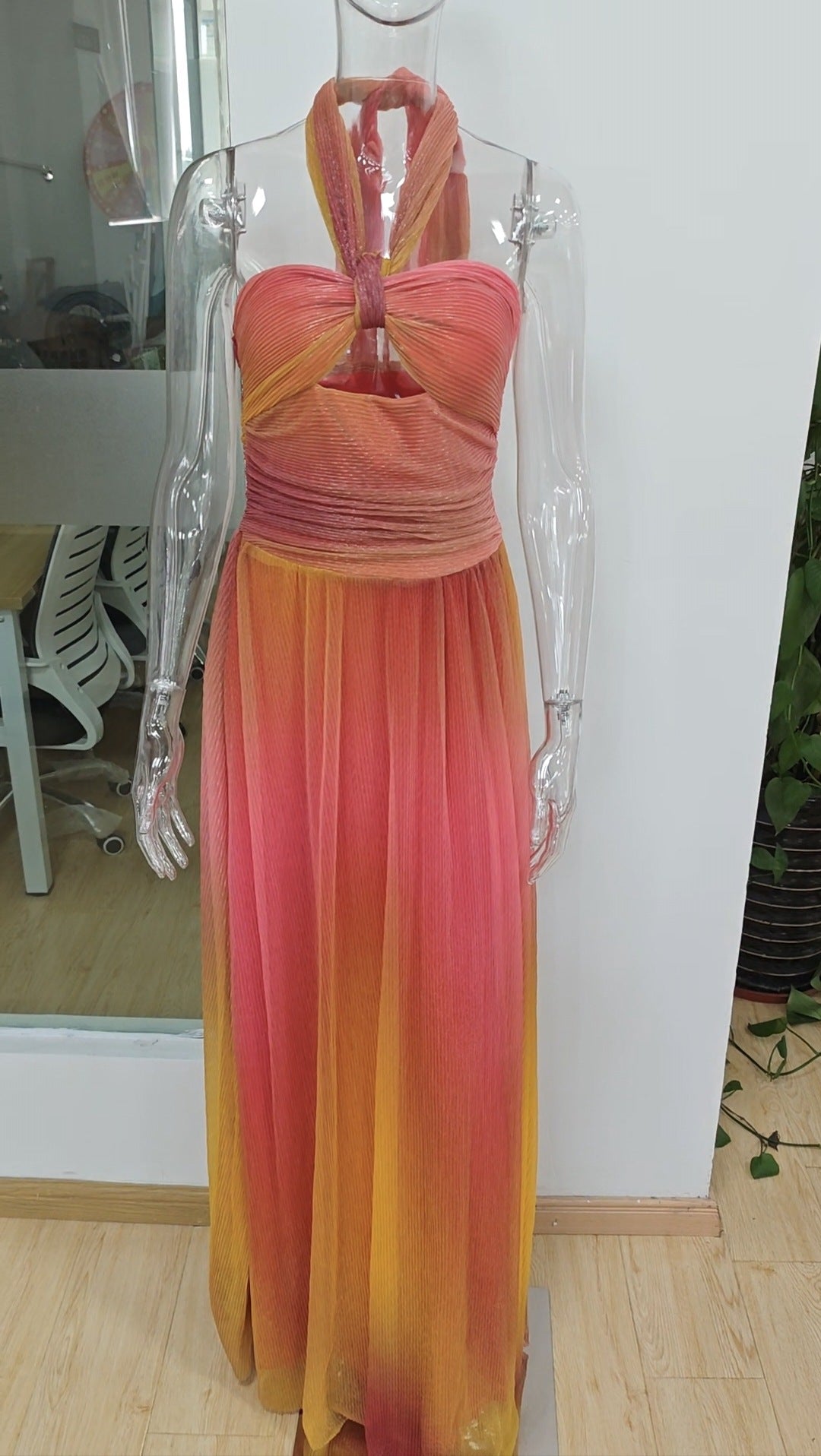 Women's Summer Gradient Long Dress