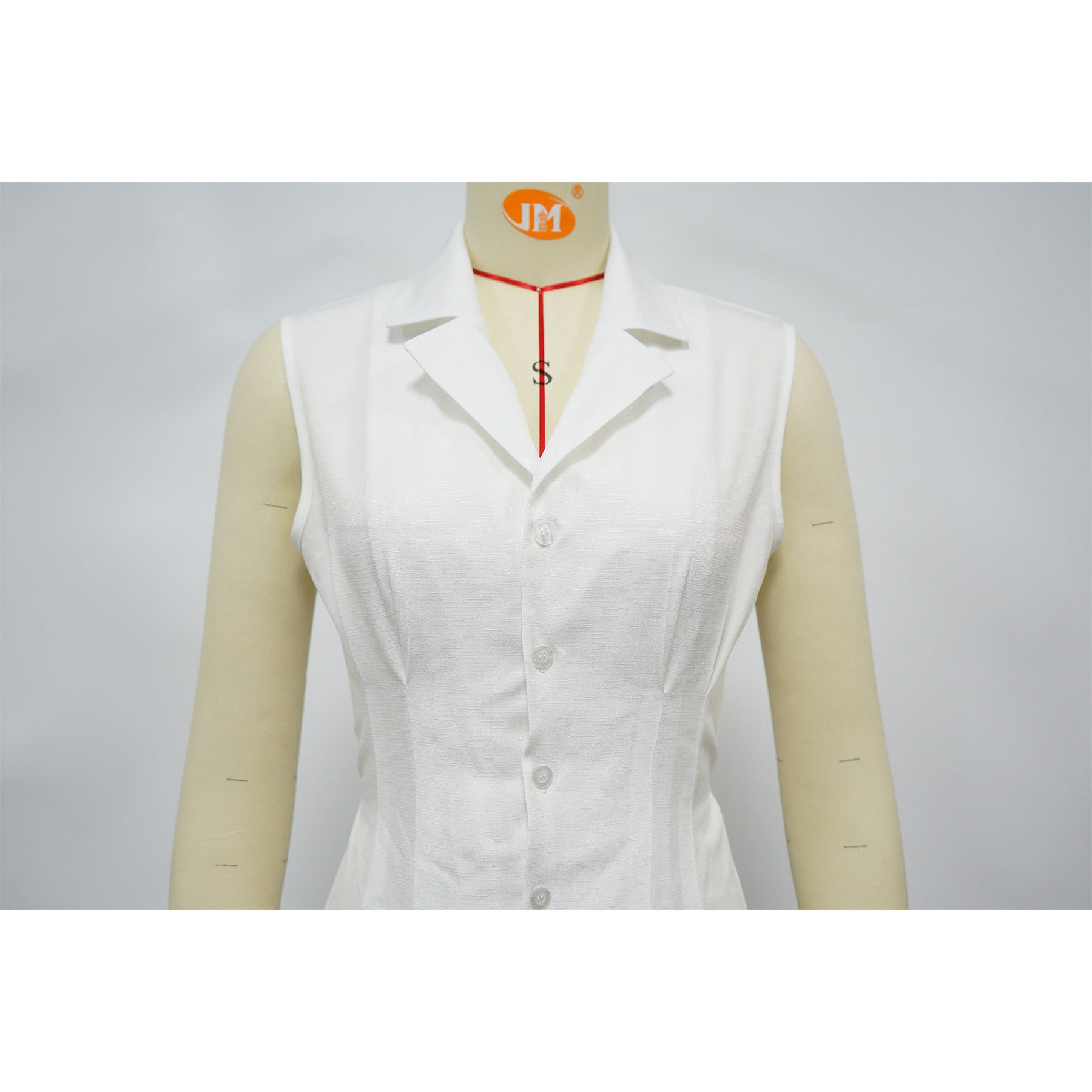 Women Casual Solid Sleeveless Wide Leg Jumpsuits 8