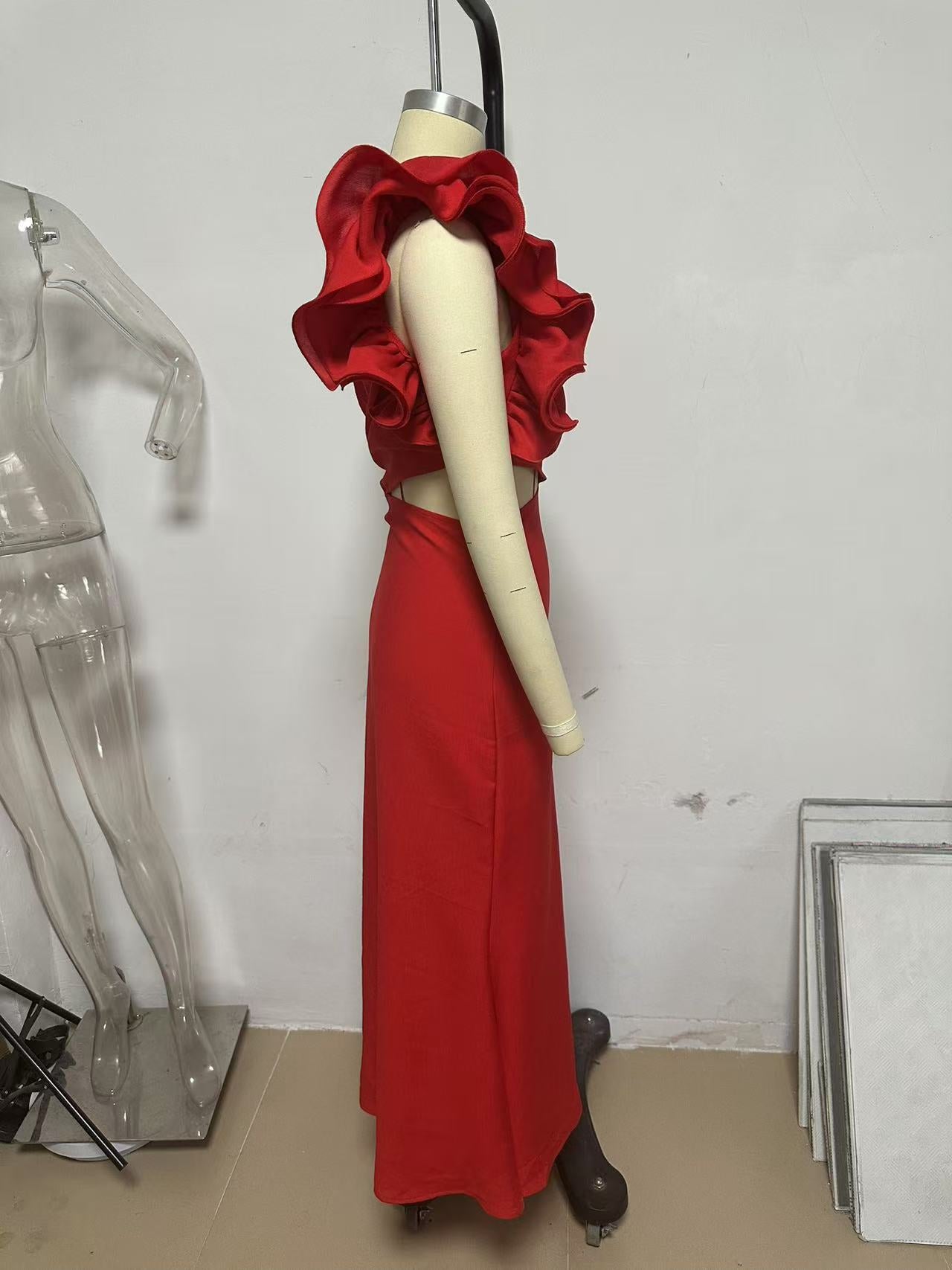 Women Summer One Shoulder Dress 15