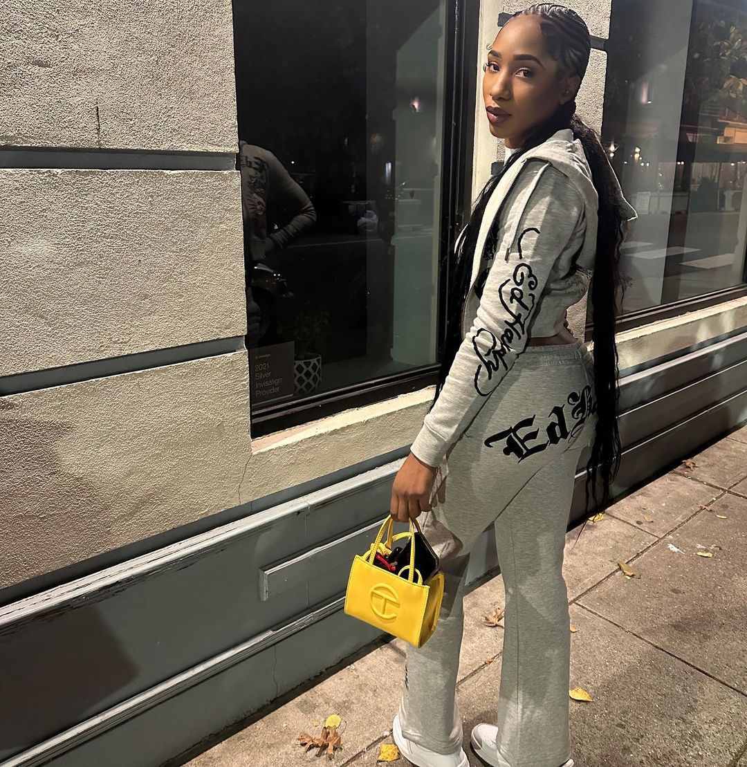 Women Zipper Printed Long Sleeve Top and Pant Two-piece Set 9