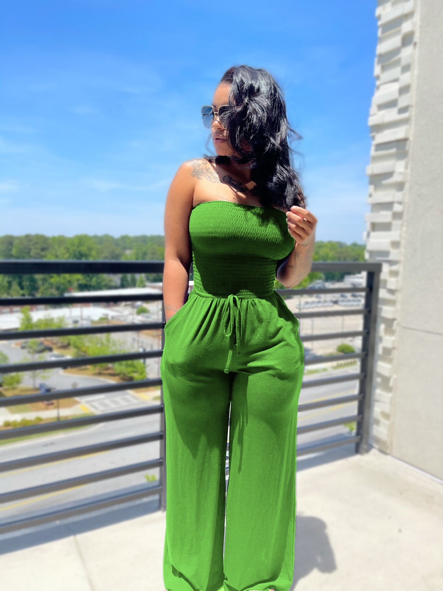 Women's Summer Sexy Casual Wide Leg Jumpsuit 5