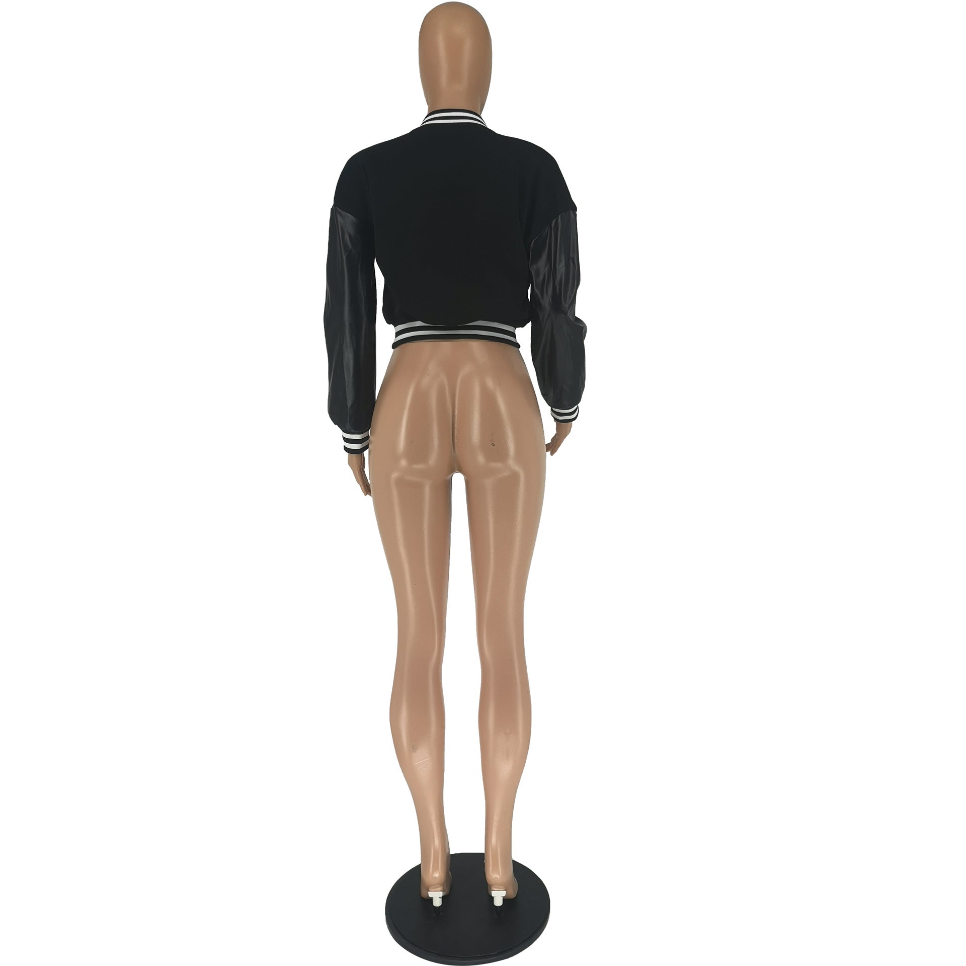 Women's Fashion Casual Jackets Embroidered Baseball Coats 26