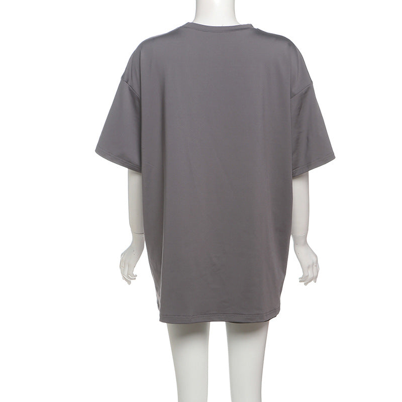 Women summer Casual print Top and shorts Two Piece Set 6