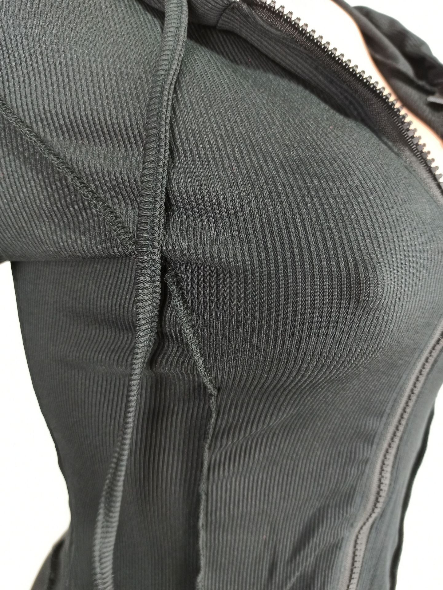 Women's Fashion Casual Ribbed Hooded Two-Piece Pants Set 23