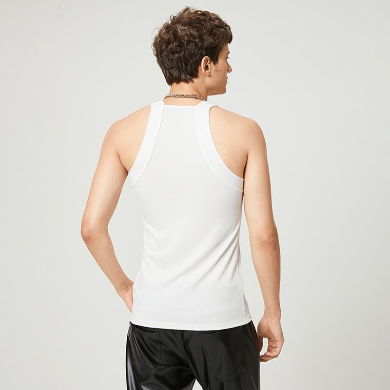 Men Solid Tank Top 7