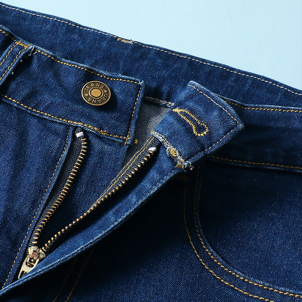 Women fashion stretchy Bell Bottom Denim Pants 13