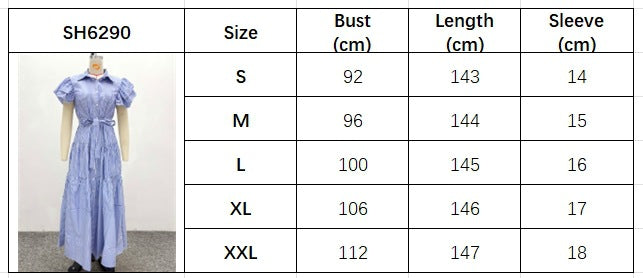 Plus Size African Striped Short-Sleeved Maxi Dress with Slits 8