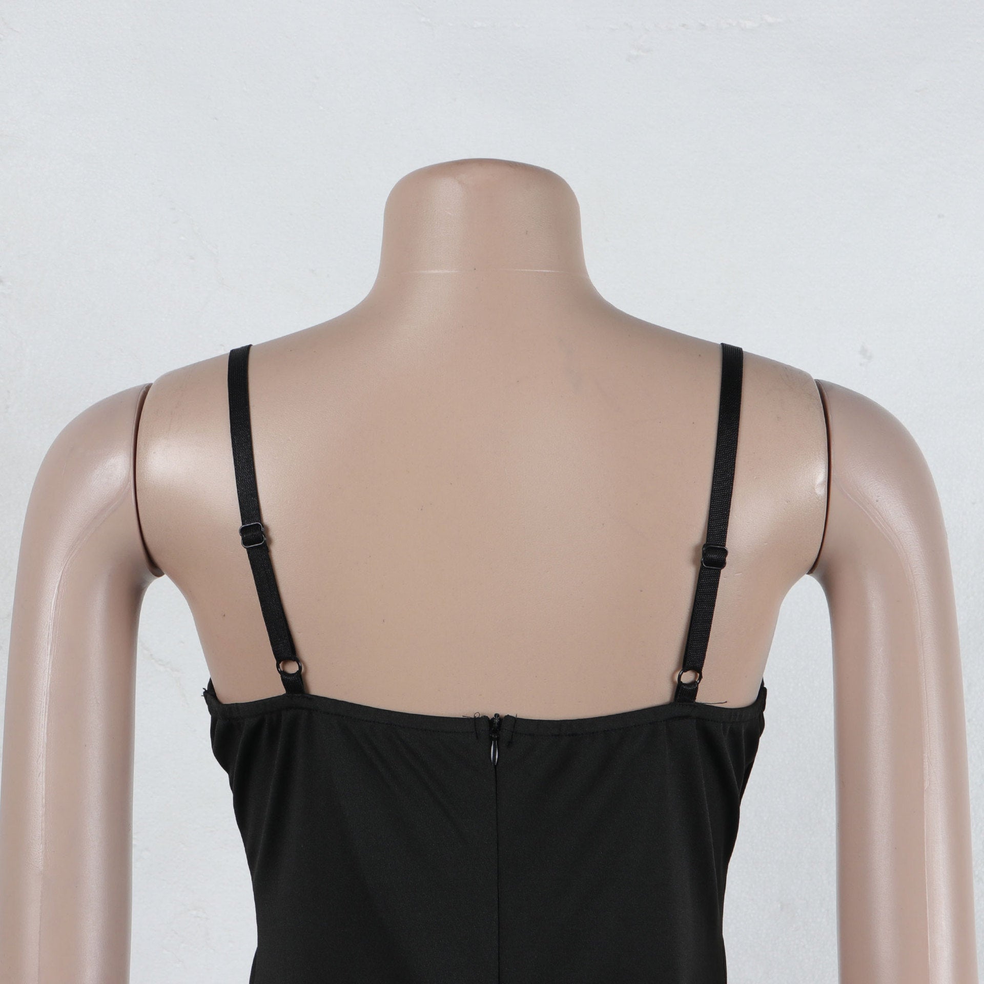 Sexy Bow-Embellished Beaded Slit Strap Bodycon Dress 24