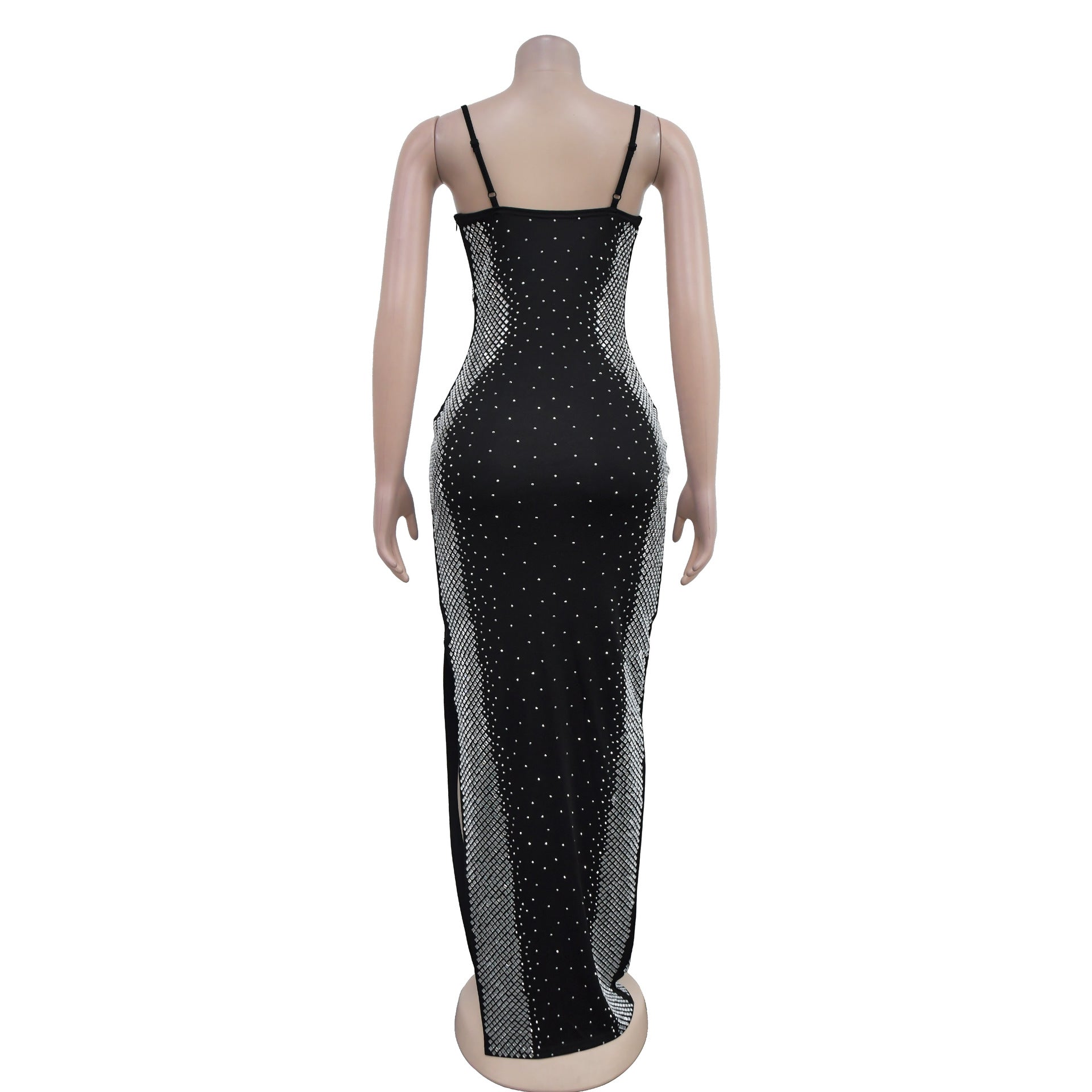 Women Beaded V-neck dress 14