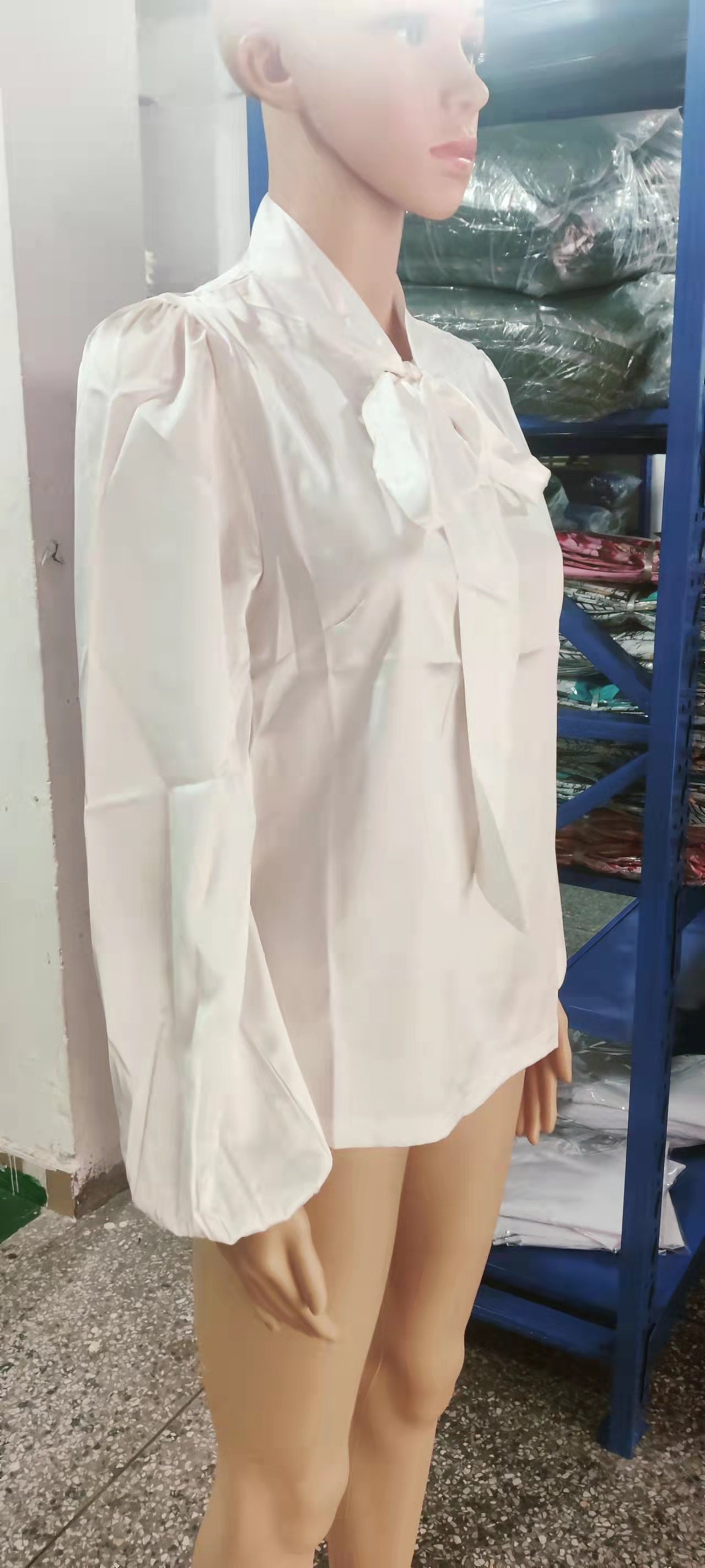 women's solid color professional shirt 8