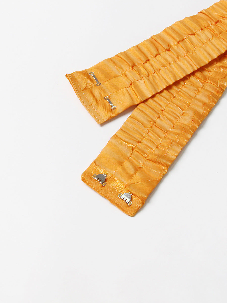 Summer Round Neck Ruffle Tie-Waist Party Cocktail Dress 15