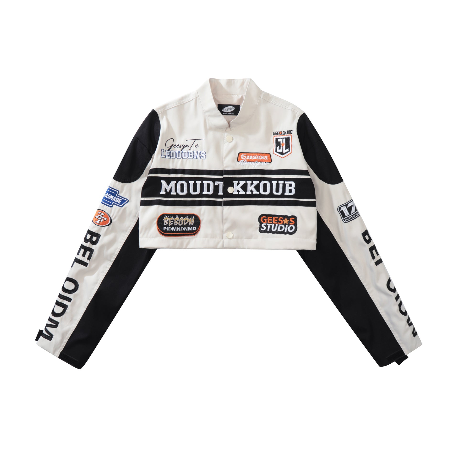 Men's detachable embroidered jacket 9