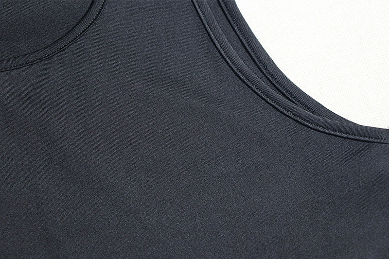 Women's Solid Color Round Neck Sleeveless Flower Decorated Irregular Dress 17