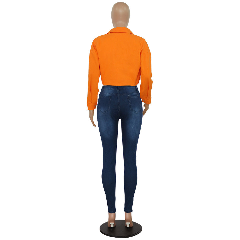 Women Fashion Denim Coat 19