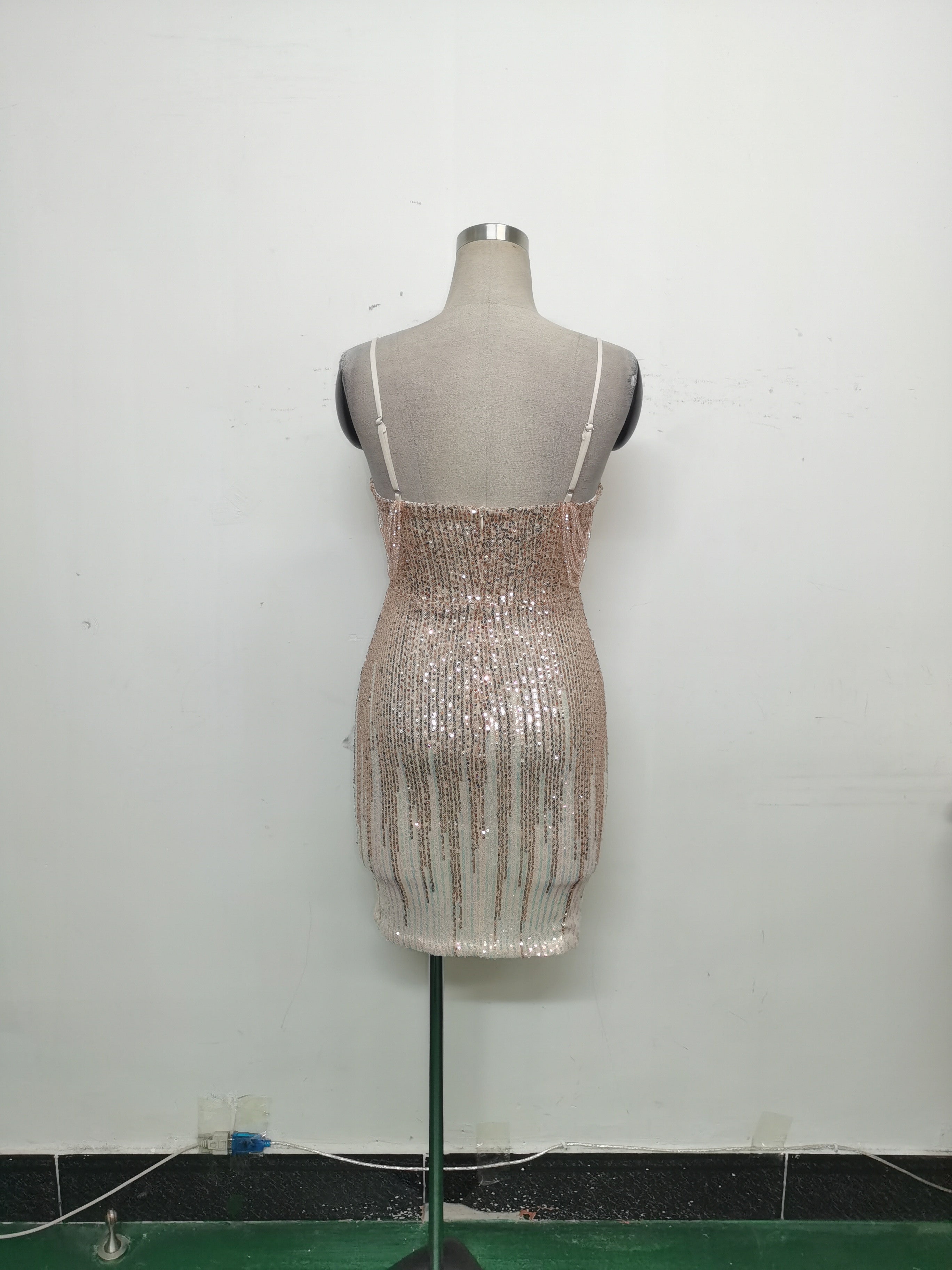 Women beaded sexy bodycon evening dress 26