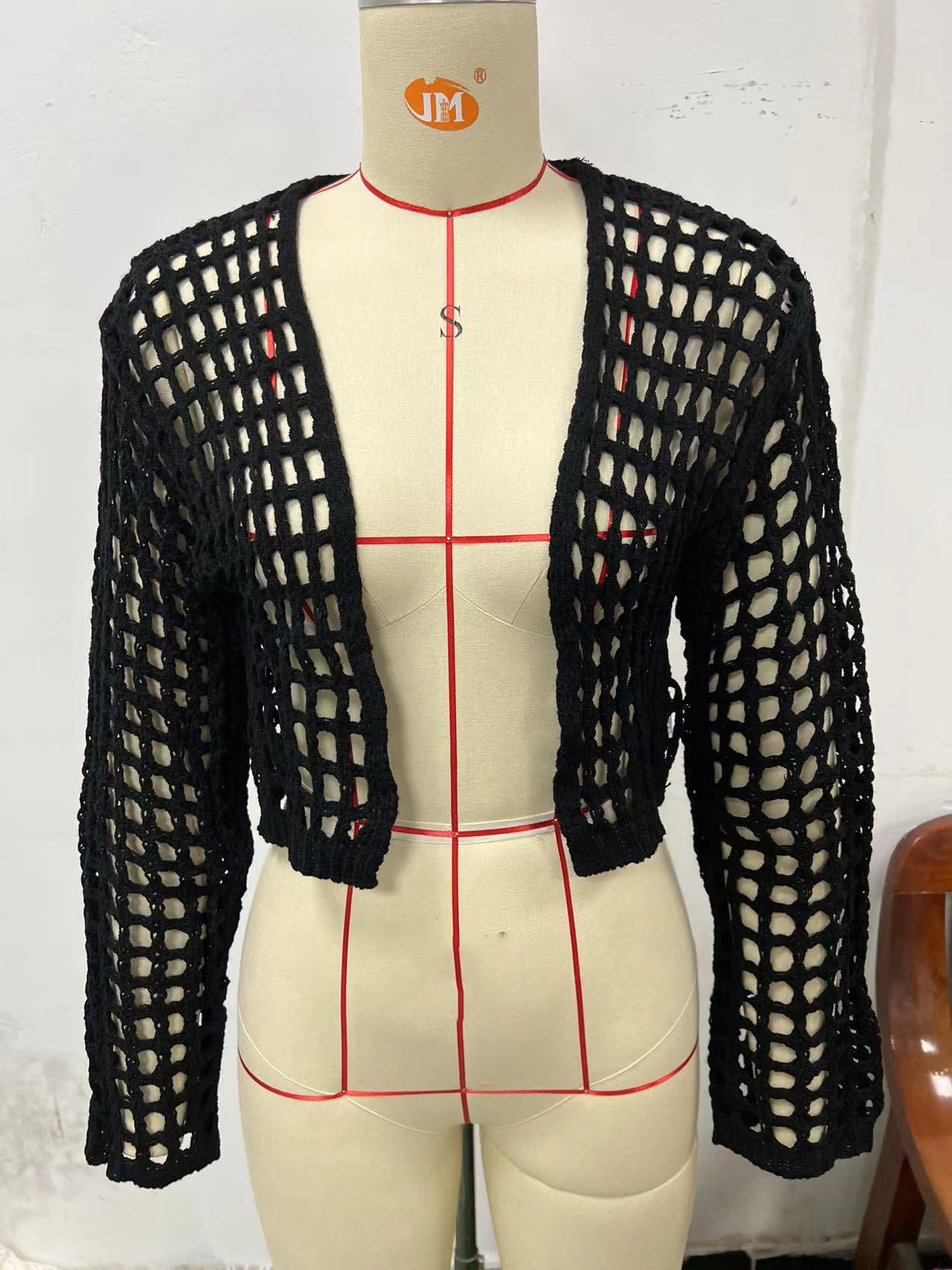 Hollow Fashion Sexy Knitting Women Cardigan 5