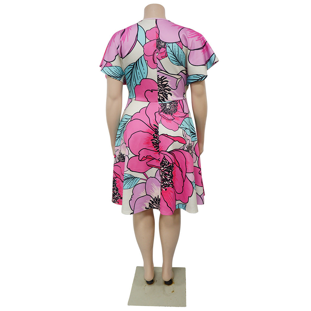 Spring Summer Style African Women's Clothing Chic Career Slim Plus Size Dress 18