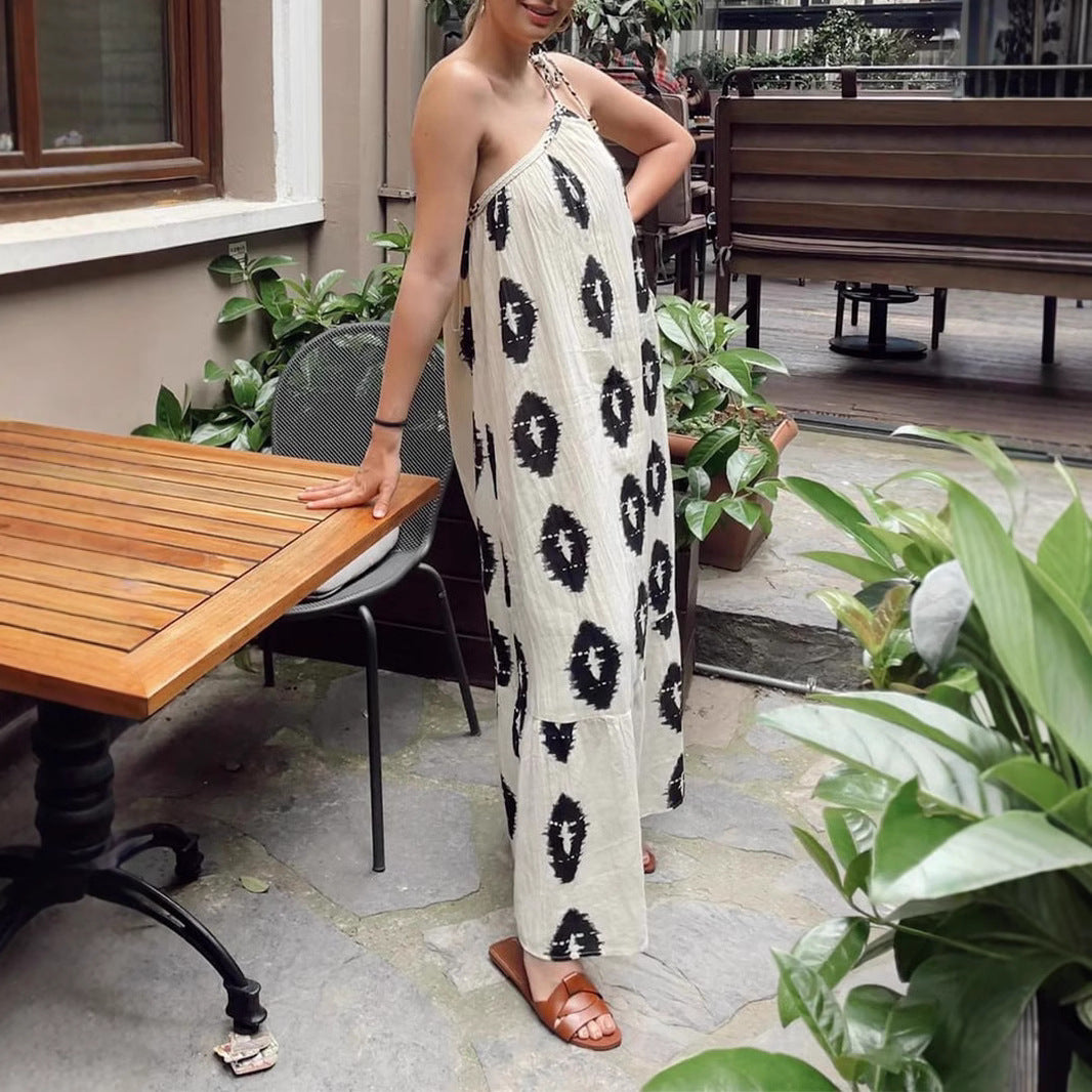 Summer Single Strap Beach Dress 5