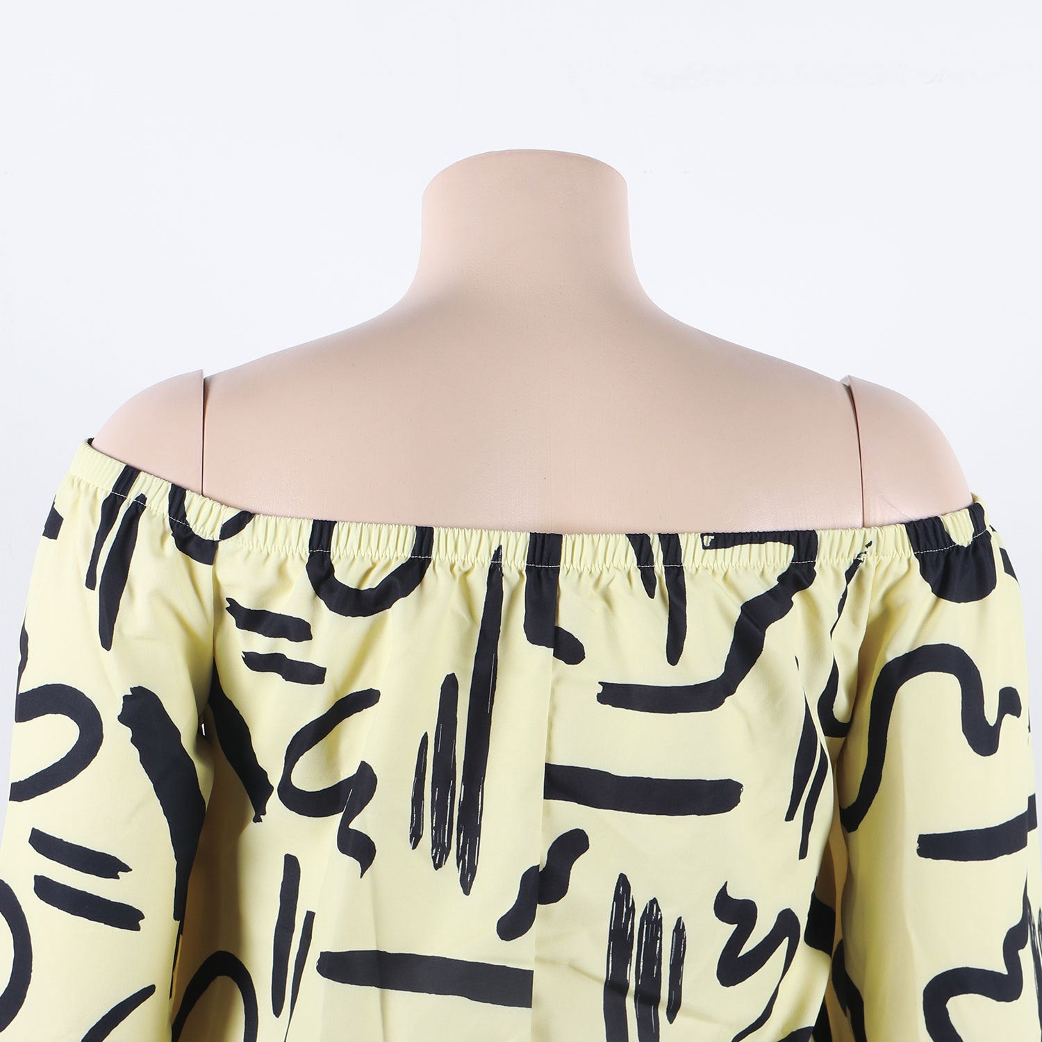 Sexy Casual Print Off Shoulder Plus Size Jumpsuit 13