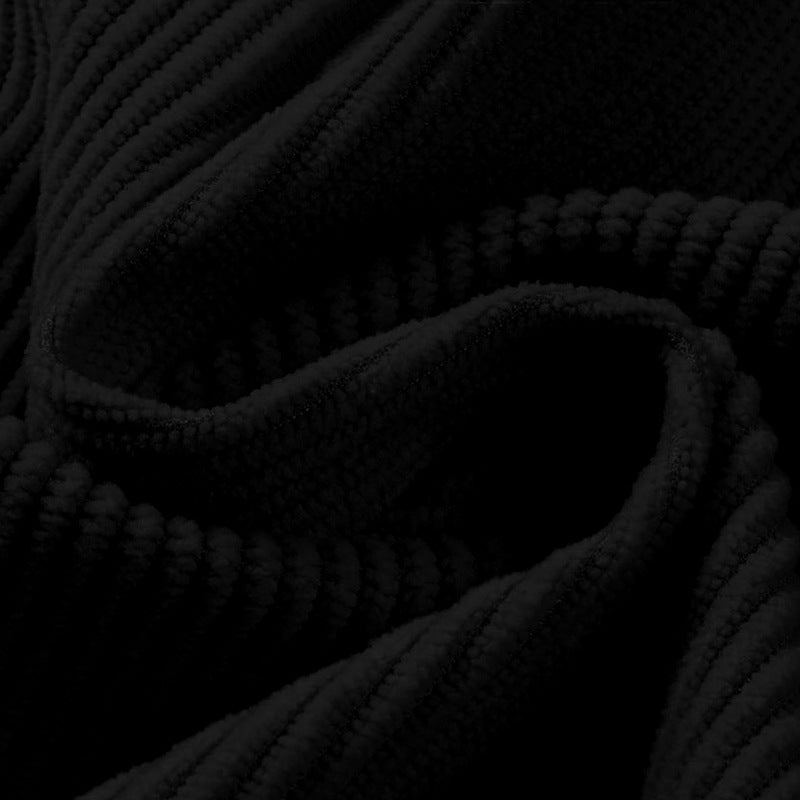 Men's corduroy Casual Stand Collar long-sleeved pocket Hoodies 20