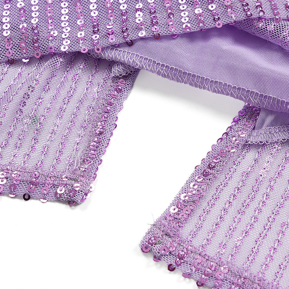 Africa Plus Size Women's Fashion Loose Sequin Evening Dress 20