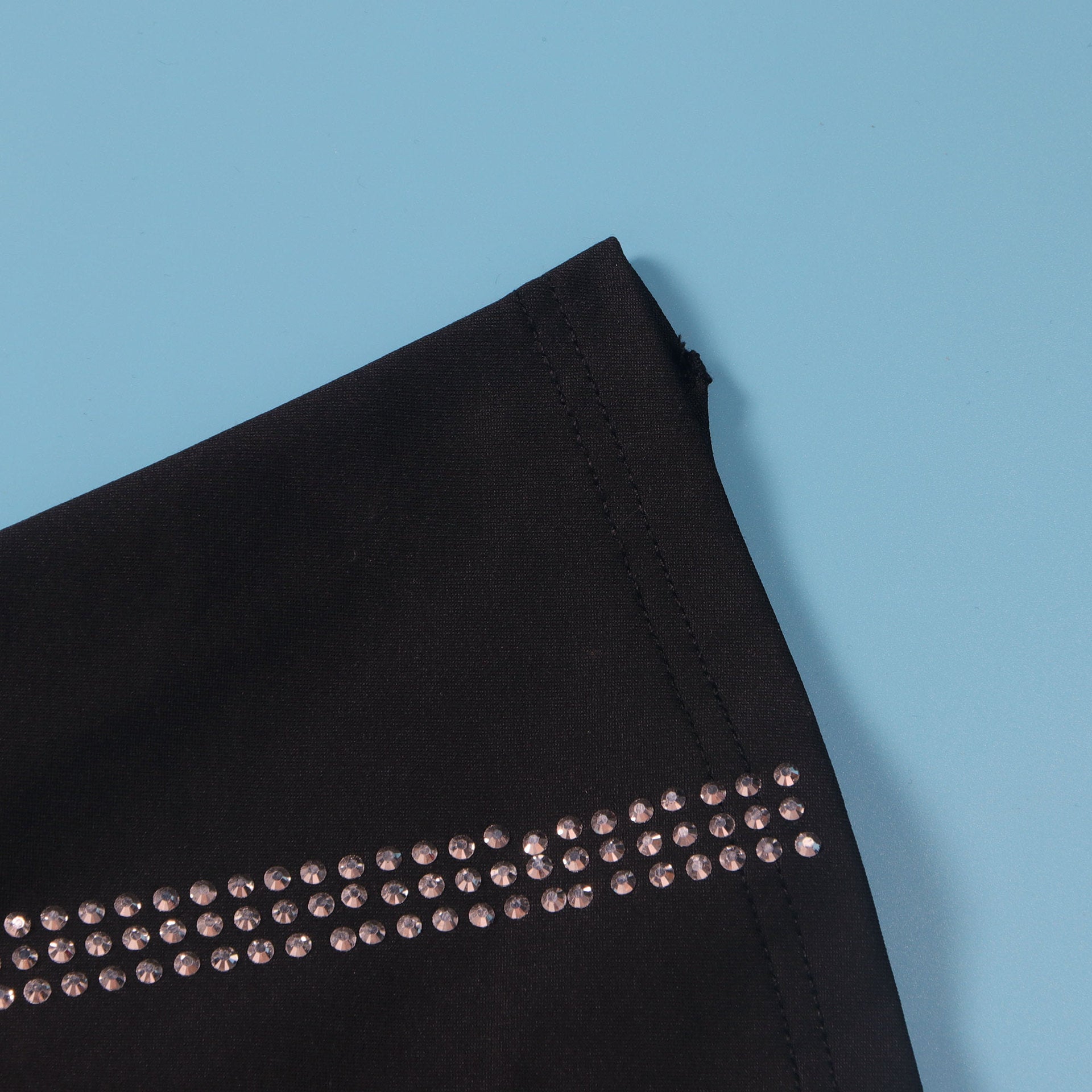 Sexy Beaded Tight Fitting Stretch Long Sleeve Top Bodycon Mermaid Skirt Suit 22