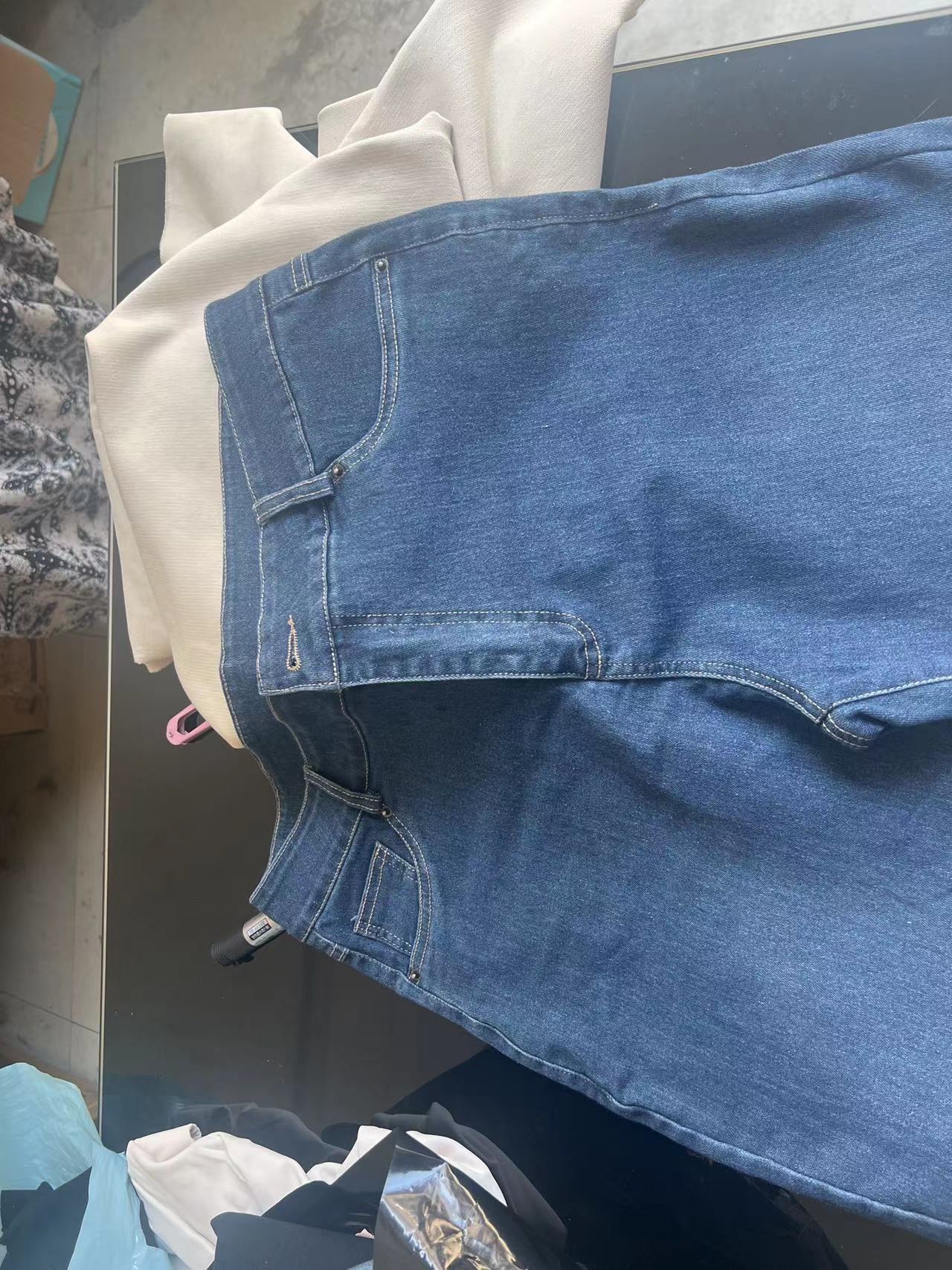 Plus Size Women Stretch Denim Pants 10