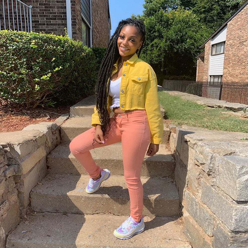 Women Fashion Denim Coat 3