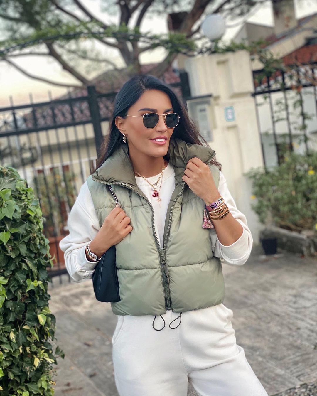 Women Reversible Stand Collar Vest