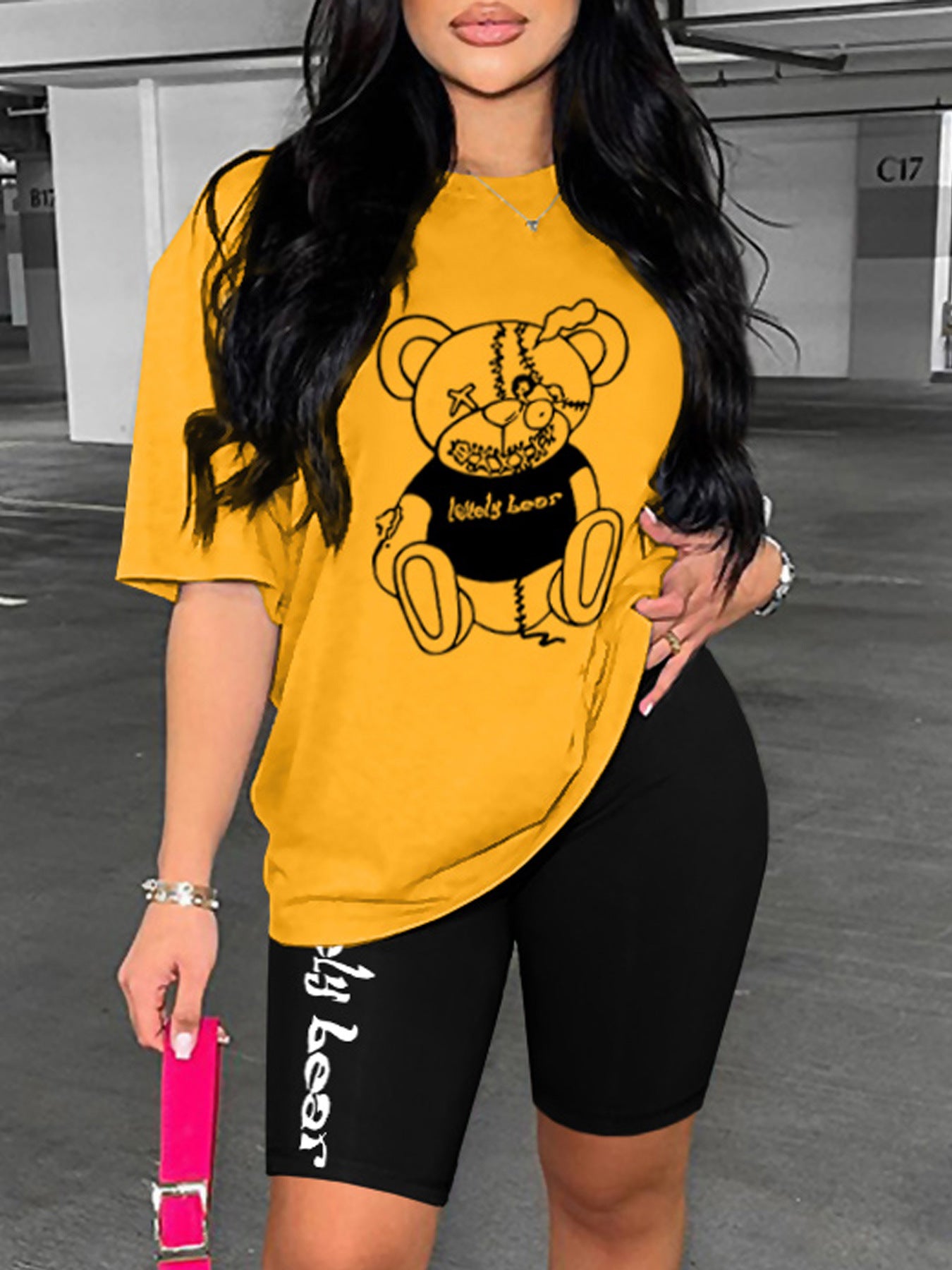 Printed Women's Fashion Two-Piece Pants Set 11