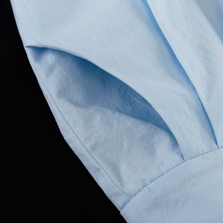 Women's Long Sleeve Shirt Skirt Two-Piece Set 16