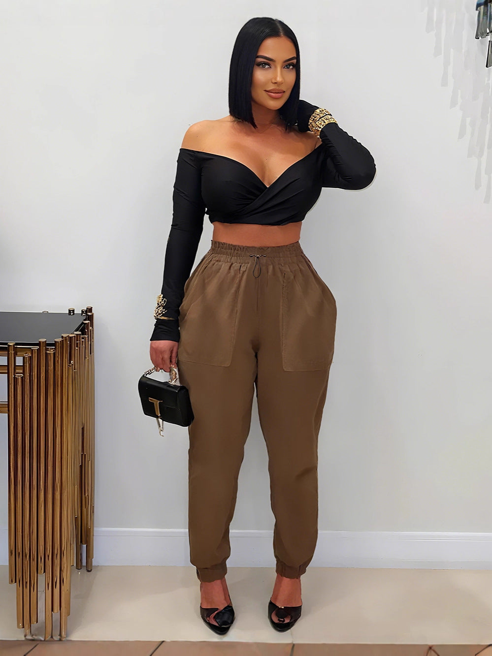 Women summer cuffed trousers 3