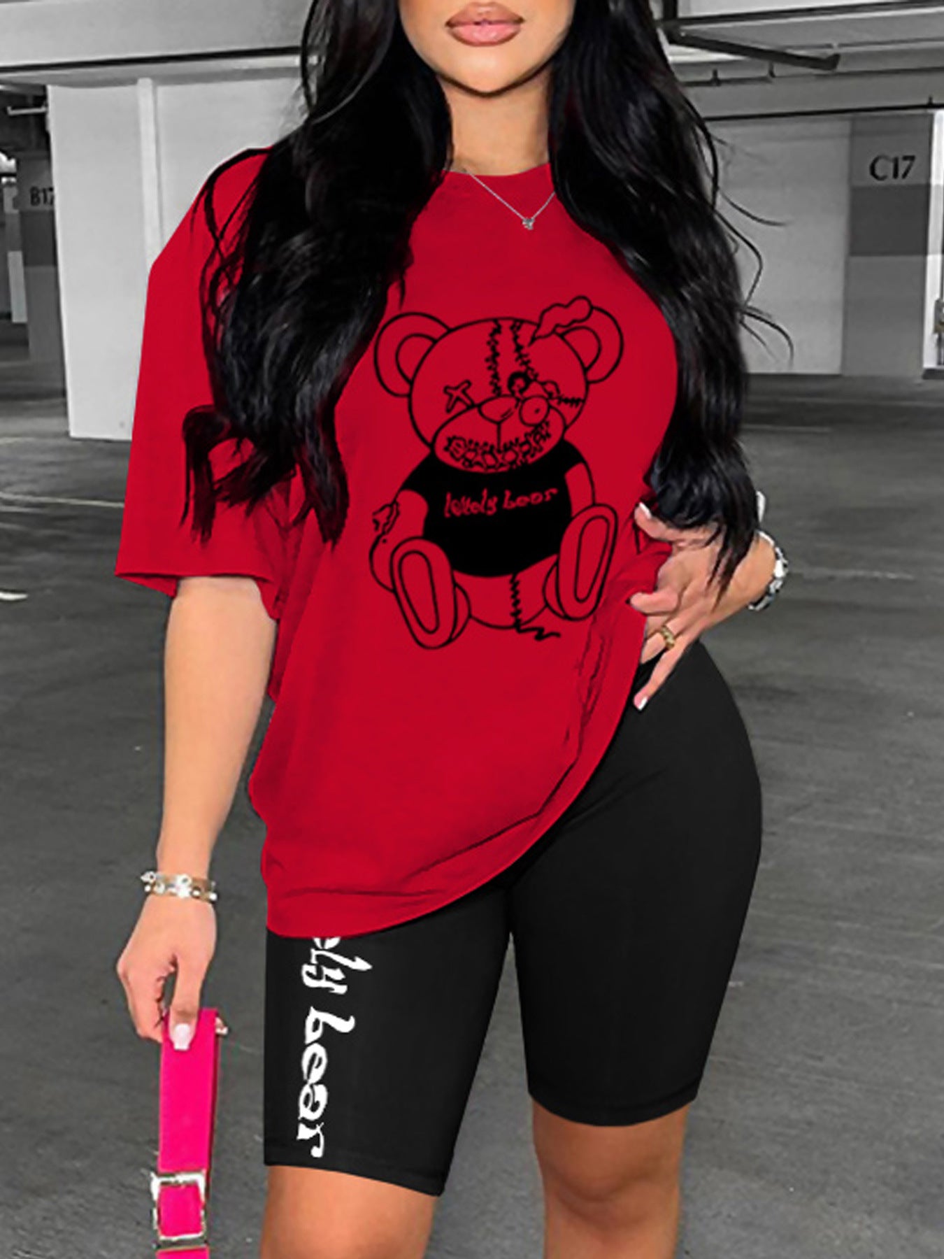 Printed Women's Fashion Two-Piece Pants Set 7