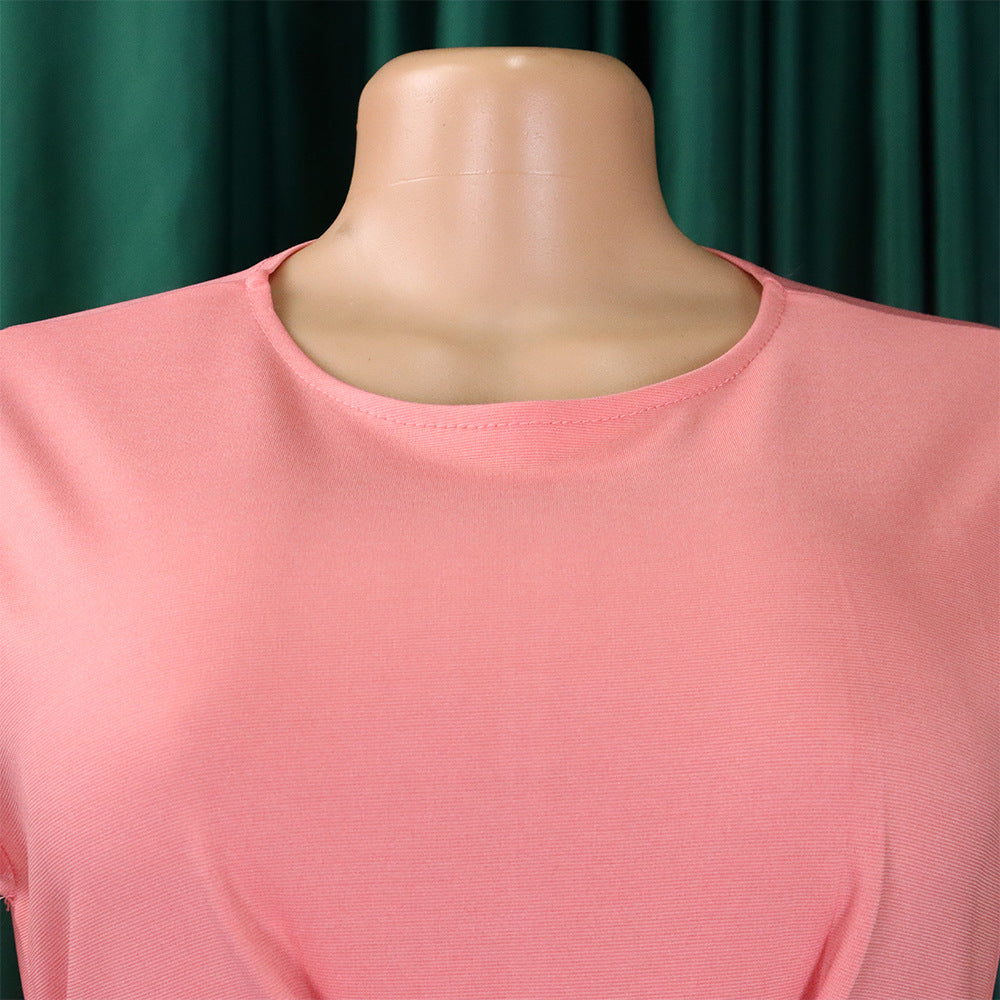 Women's Fashion Chic Elegant Pleated Bodycon Pencil African Dress 33