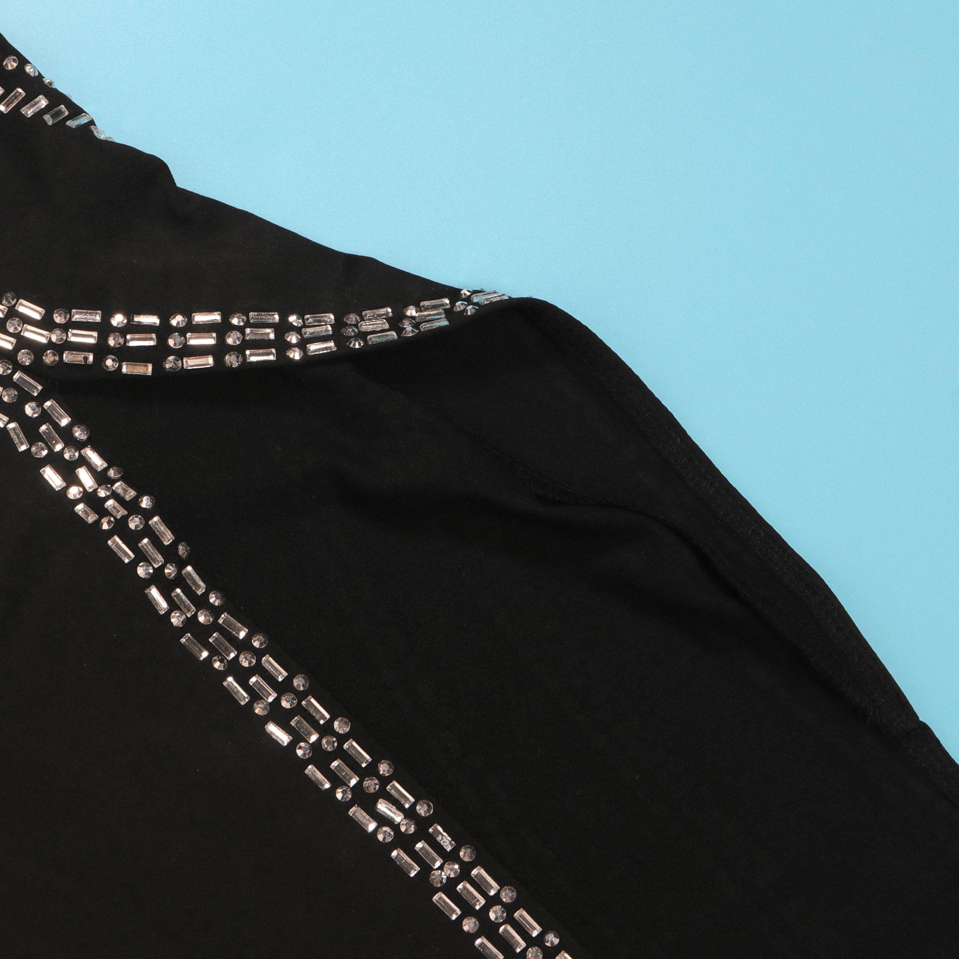 Women Sexy Beaded Sleeveless Bodycon Slit Dress 23