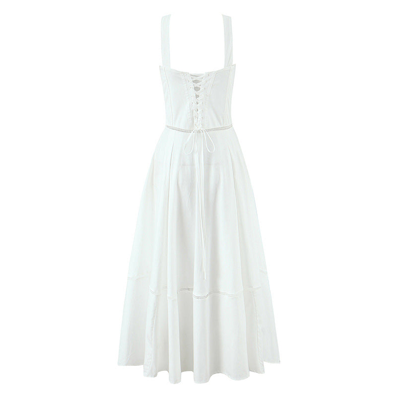 Sweet Strapless Sleeveless Slim Fit Dress 10