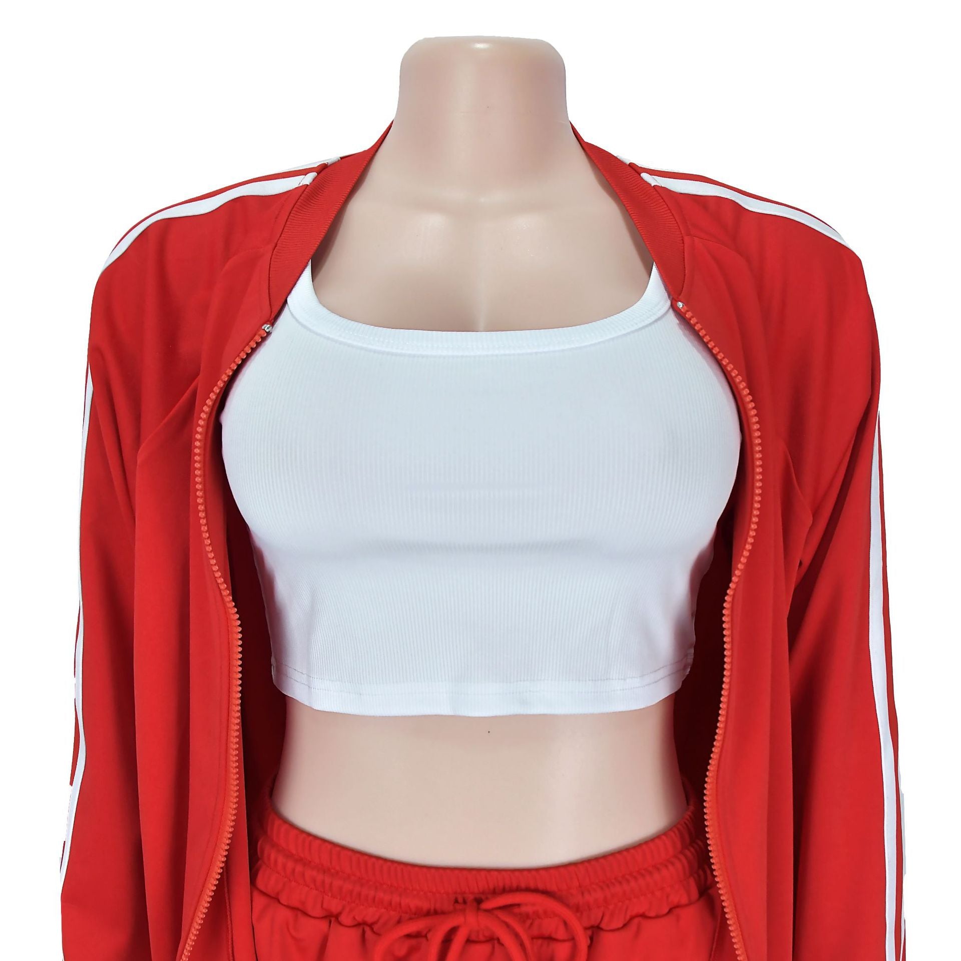 Summer Ribbon Jacket Short Skirt Solid Color two piece set 10